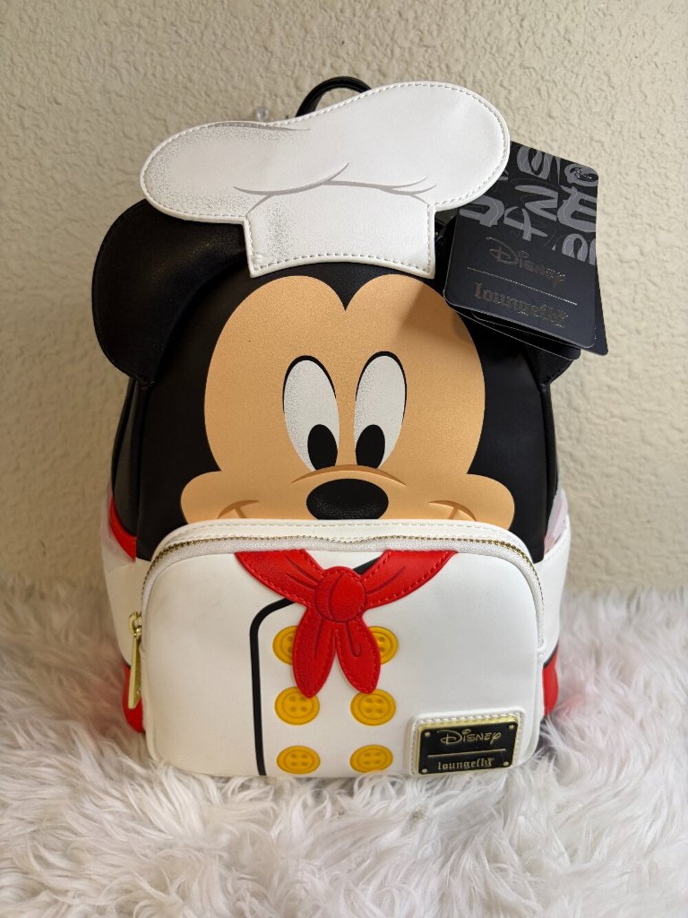 Loungefly Disney Mickey Mouse Chef Cosplay Mini Backpack NWT